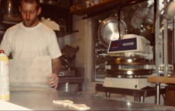 Making Steamed Buns at Penny Cluse for our Wedding