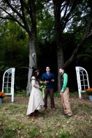 Wedding Ceremony with Jake and Trees